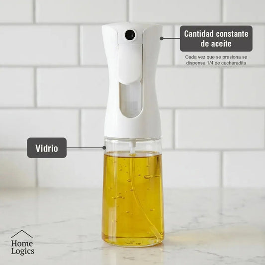 Dispensador De Aceite Spray Vidrio Cocina 200ml
